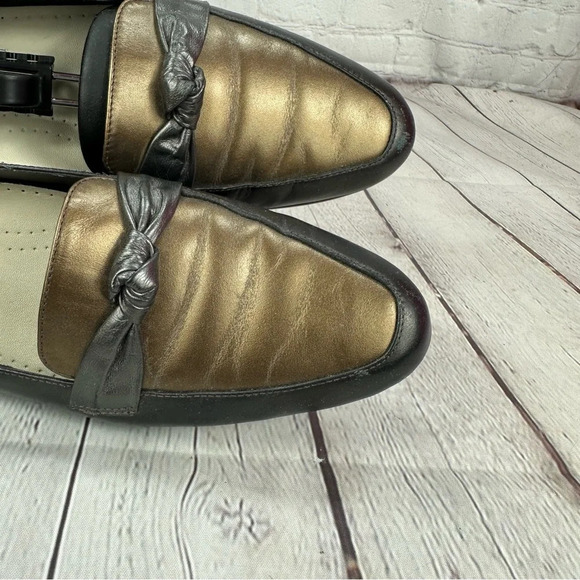 trotters bronze brown leather loafers size 9 narrow classic preppy designer - Picture 7 of 8